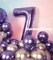 40-Inch Purple Number 7 Balloon – Foil Mylar Large 7 for Boys or Girls Birthday, Anniversary & Party Decorations (Purple) 5 x 5 x 0.7 inches